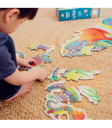Puzlee Gigante Dragon Leon 58Pcs DJ07170