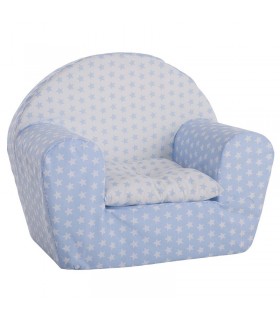 Sillon Azul Estrellas Con Cojin Ref42074