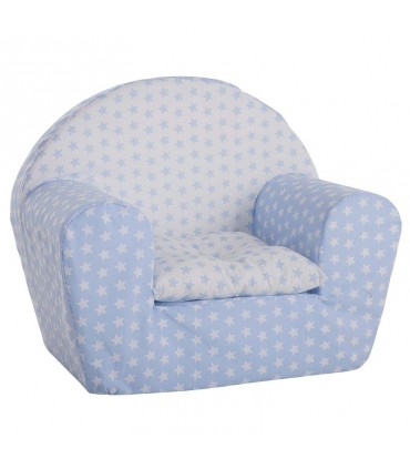 Sillon Azul Estrellas Con Cojin Ref42074