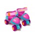 Patines 4 Ruedas Rosa Talla 25-32 21216