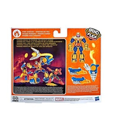 Muñecos Avengers Bend Flex F5866