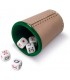 Cubilete Cuero Poker 674