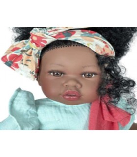 Muñeca Addis C/Bebe Turquoise 45Cm 6400