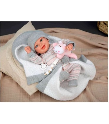 Muñeca Reborn Nadia Rosa 40Cm 98184