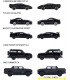 Caja 5 Coches Negros Giftpack 8502005000