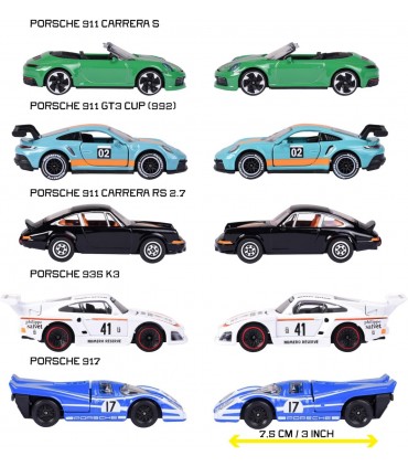 Caja 5 Coches Porche Giftpack 8502105002