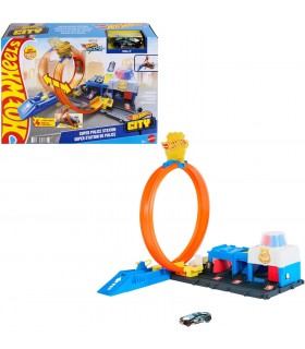 Hot Wheels Super Estación Policia 