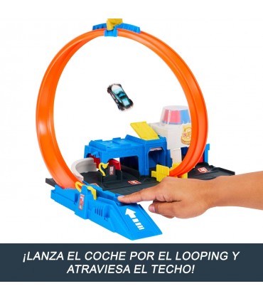 Hot Wheels Super Estación Policia 