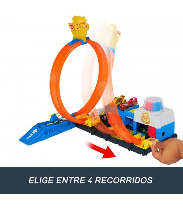 Hot Wheels Super Estación Policia 