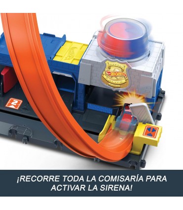 Hot Wheels Super Estación Policia 