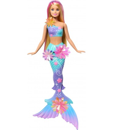 Barbie Sirena Florece Rubia Ref: JDM72