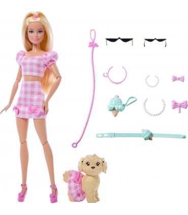 Barbie Malibú Twing Looks C/Perro JFP36