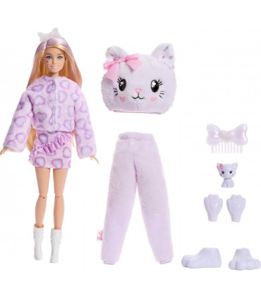 Barbie Cutie Reveal Dulces Gatito JJP64