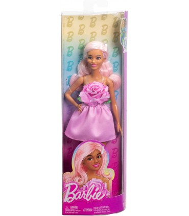 Barbie Fashionista Traje Rosa Ref: HYT94