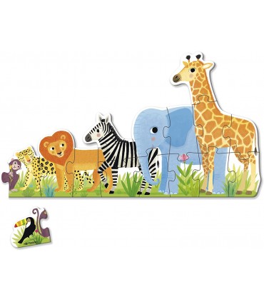 Puzzle XXL Decreciente Selva Ref: 53426