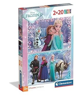 Puzzle 2 x 22 Pcs Frozen Ref: 24825