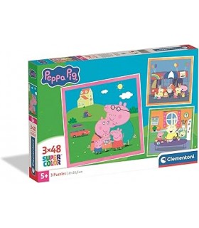 Puzzle 3 x 48 Pcs Peppa Pig Ref: 25001