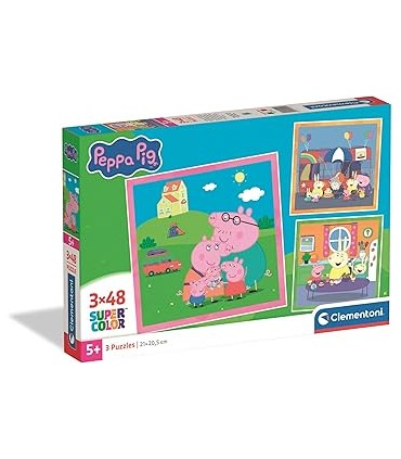 Puzzle 3 x 48 Pcs Peppa Pig Ref: 25001