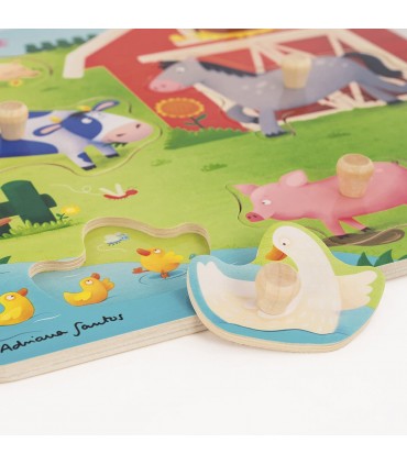 Puzzle Madera Granja Ref: 53040 Goula