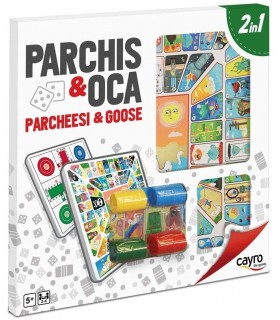 Tablero Parchis-Oca 4 Jugadores Ref: 095