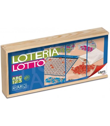 Lotto Tombola Caja Madera Ref: 749
