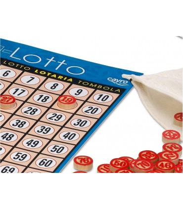 Lotto Tombola Caja Madera Ref: 749