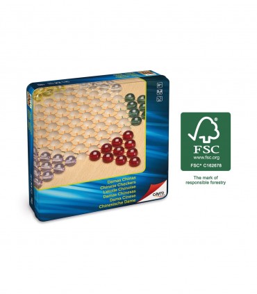 Caja Metal Damas Chinas Ref: 750