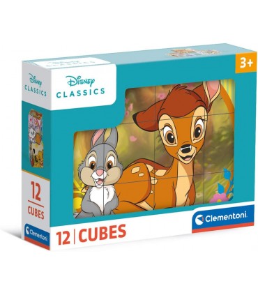 Puzzle 12 Cubos Disney  Clasicos 41196