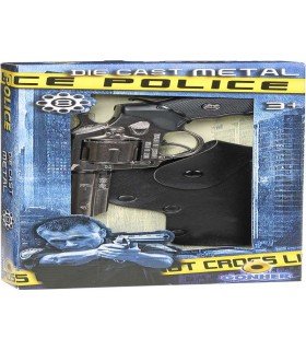 Pistola Policia Cartuchera 8 Tiros 433/0