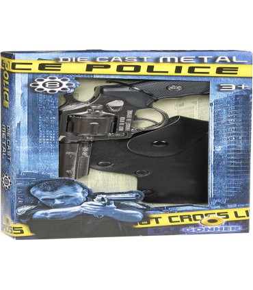 Pistola Policia Cartuchera 8 Tiros 433/0
