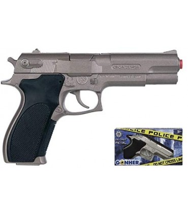 Pistola Policia Hierro 8 Tiros Ref: 45/0