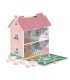 Casa Madera De Muñecas Portatil D0001