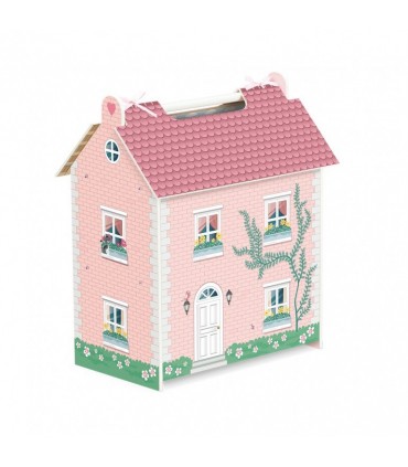 Casa Madera De Muñecas Portatil D0001