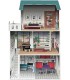 Casa Muñecas Madera Soho 3 Pisos 913D001