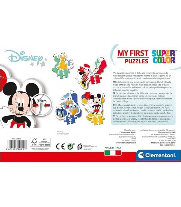 Puzzle Mickey 3-6-9 Pcs Ref: 20819