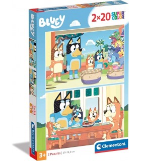Puzzle Bluey 2*20Pcs Ref: 24807