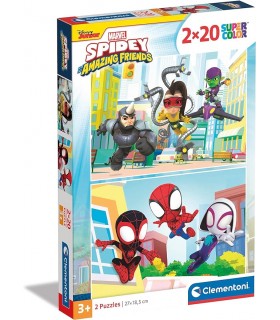 Puzzle 2 x 20 Pcs Spidey Ref: 24794