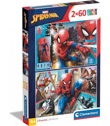 Puzzle 2 x 60 Pcs Spiderman  21608