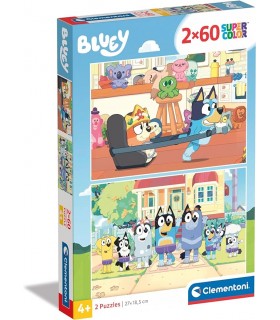 Puzzle 2 x 60 Pcs Bluey Ref: 24813