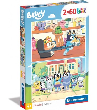 Puzzle 2 x 60 Pcs Bluey Ref: 24813