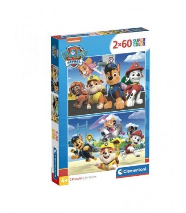 Puzzle 2 x 60 Cubos Paw Patroll 21623