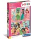 Puzzle 2 x 60 Pcs Disney Princesa 24824