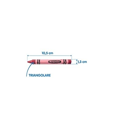 16 Ceras Triangulares Lavables 52-016T