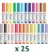 Maletin 65 Pcs Rotul.Lavables 04-5227 