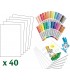 Maletin 65 Pcs Rotul.Lavables 04-5227 