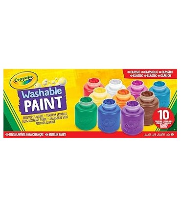 10 Temperas Lavabl.Colores Surt. 54-1205