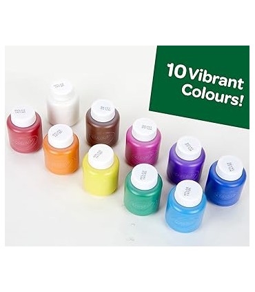 10 Temperas Lavabl.Colores Surt. 54-1205