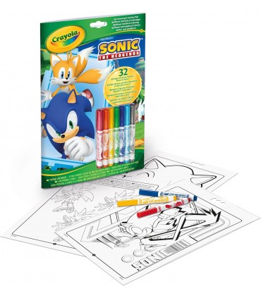 Libro Activ,Colorear Sonic C// Rotuld.