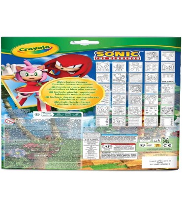 Libro Activ,Colorear Sonic C// Rotuld.