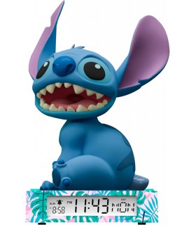Lampara 3D Despertador Stitch LAS3055